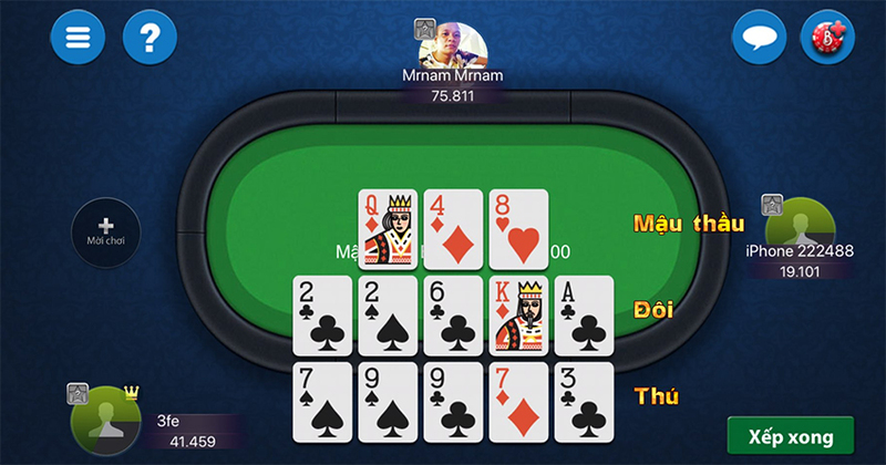 Mậu binh Zowin chơi thế nào?