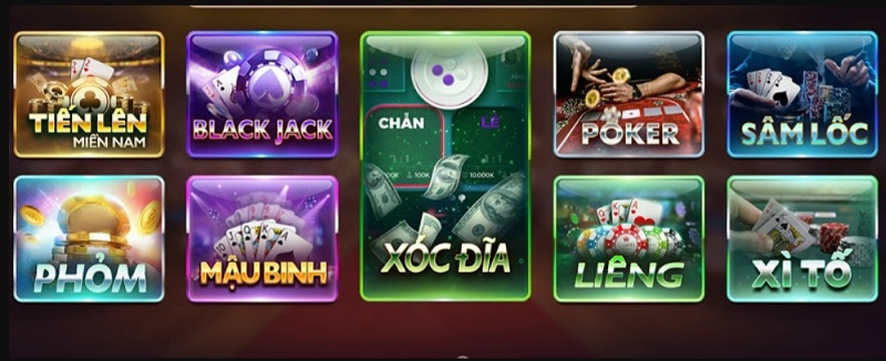 Kho game bài đa dạng cách chơi