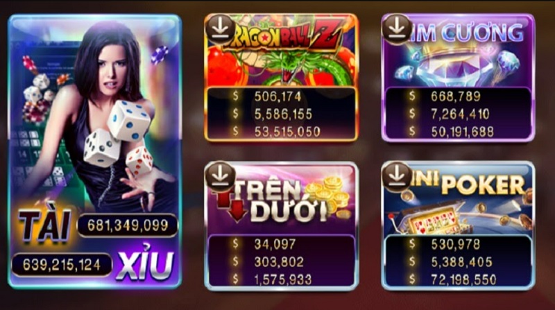 Kho trò chơi minigame tại Zowin đa dạng