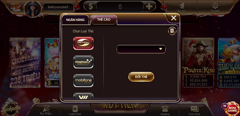 Nạp rút tiền uy tín tại Zowin